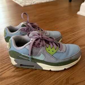 Nike Air Max Sneakers - Blue, Green, Purple